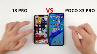 iPhone 13 Pro vs Poco X3 Pro | SPEED TEST