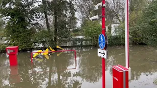 Sturmflut Ostsee 2023 Campingplatz Wulfener Hals