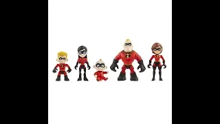 The Incredibles 2 Family 5-Pack Junior Supers Action Figures