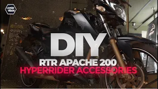 TVS Apache RTR Crash Guard Installation - DIY