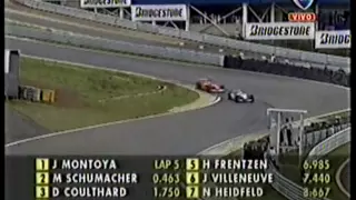 Montoya vs Schumacher en vivo 2001 PSN