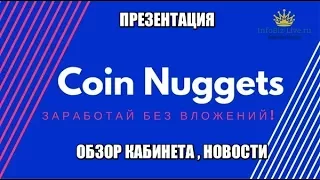 Coin Nuggets Обзор кабинета от 16 07 2017