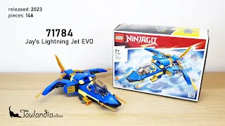 LEGO Ninjago 71784: Jay's Lightning Jet EVO (2023) - Unboxing and speed building