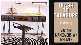 Trash To Treasure / Auto salvage upcycle with Vintage Makeovers with Melanie