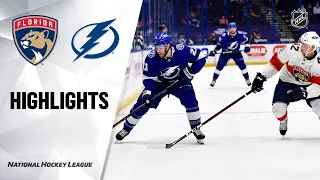 Panthers @ Lightning 4/15/21 | NHL Highlights