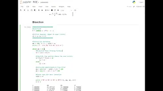 Bisection - Python Code