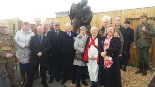 BBC Report on the WW1 Statue Unveiling to Commemorate the Pioneering  Treatment of Shellshock (PTSD)