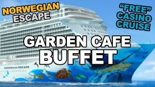 Garden Cafe Buffet, NCL ESCAPE. (2/8) Norwegian Cruise Line.