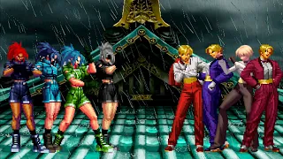 [KOF Mugen] Leona Heidern Team vs King Team