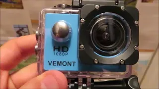 Vemont Action Camera - Review and Video Test