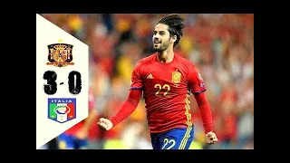 Spain vs Italy 3-0 - Goals & Highlights - World Cup Qualifiers 02.09.2017 HD