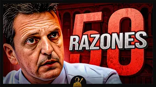 50 RAZONES para NO VOTAR a Sergio Massa 🐯❌