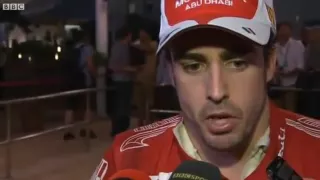 Fernando Alonso Comments After Losing World Championship In Abu Dhabi 2010