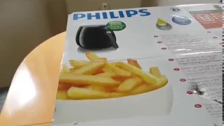 Unboxing Philips Viva Collection Airfryer HD 9220/20. Heißluft-Fritteuse.