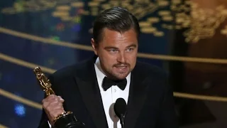 OSCARS 2016 | Leonardo DiCaprio's Winning Speech for Best Actor Oscar for 'The Revenant'- Full Video