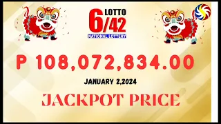 🎉 CONGRATULATIONS to our 3 lucky winners of the 6/42 Lotto draw on Jan 2, 2024! 🎉