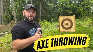 Axe Throwing | Homemade Throwing Axe Target