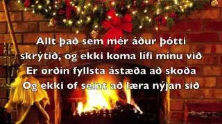 Þú komst með jólin til mín texti(lyrics)