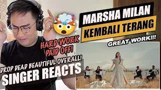 MARSHA MILAN - KEMBALI TERANG [OFFICIAL MUSIC VIDEO] | SINGER REACTION