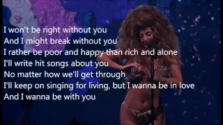 Lady Gaga   I Wanna Be With You iTunes Festival   Lyrics