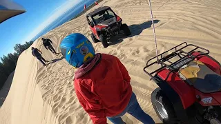 Stock Suburban Jumping Sand Dunes