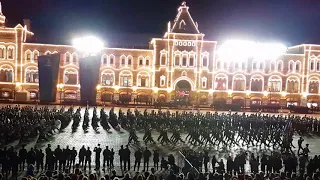 "We are Army of the People" and March "Farewell of Slavianka", Victory Parade Rehearsal 2018
