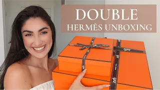 HERMÈS DOUBLE UNBOXING | Shopping at Hermès in Paris | Hermès Story Time | Erin Cara