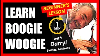 One minute piano lesson for beginners - Darryl #012