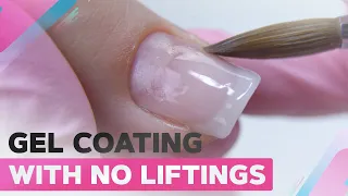 Perfect Gel Coating | Problematic Nails | Soft Rosy Nails
