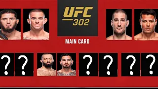 Making a STACKED UFC 302 Card