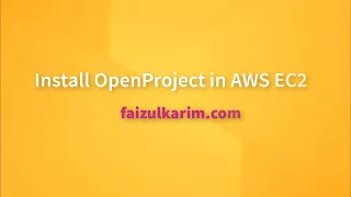 Install OpenProject in AWS EC2