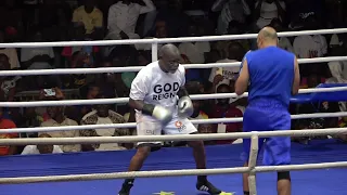 Azumah Nelson vs Irchad Razaaly's full fight at Diplo Rumble Boxing