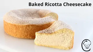 Baked Ricotta Cheesecake Pasticceria Papa café Copycat Recipe but BETTER! My version is SOOOO Close!