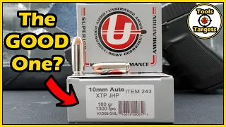 Let's Try This Again!....Underwood 10mm 180 Grain XTP Self-Defense AMMO Test!