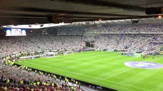 Celtic Fans Singing You'll Never Walk Alone - Scottish Cup Final 2017 - great version