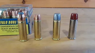 44 Magnum Bear Loads Penetration Test - Buffalo Bore & Underwood vs 2x10 Lumber