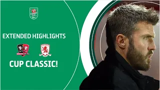 CARABAO CUP CLASSIC! | Exeter City v Middlesbrough extended highlights