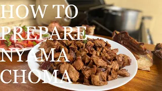 How To Make Mbuzi Choma(Roast Goat) From Marination to Grilling