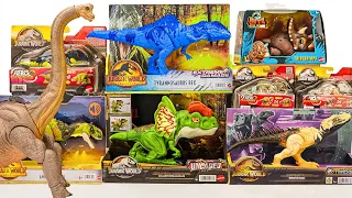Jurassic World Unboxing Review | Fierce Changers Dino, Dilophosaurus, Giganotosaurus, Brachiosaurus