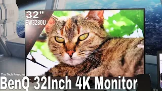 BenQ EW3280U 4k HDRi Multimedia Monitor Review | A Versatile Monitor For 800 Bucks