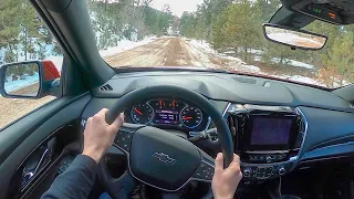 2022 Chevrolet Traverse RS AWD - POV Test Drive (Binaural Audio)