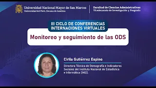 Cirila Gutiérrez Espino: Monitoreo y seguimiento de las ODS