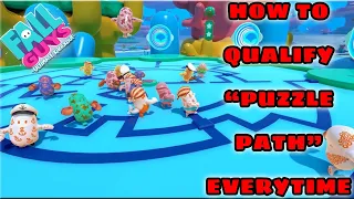 How To ALWAYS Qualify On Puzzle Path On FALL GUYS