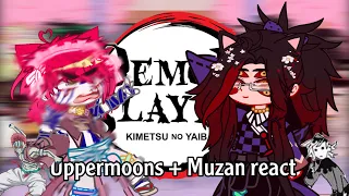 { ☆ } : Uppermoons+Muzan react to my fyp //  1/?? // Kny // Demon slayer //