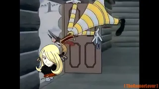 When you try to escape Cynthia's battles