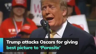 Trump attacks Oscars for giving best picture to ‘Parasite’