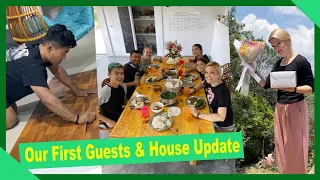 First houseguests in UKHRUL VLOG223 | TheShimrays