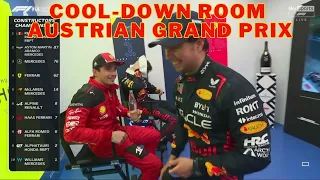 F1 AustriaGP - COOL DOWN ROOM #f1