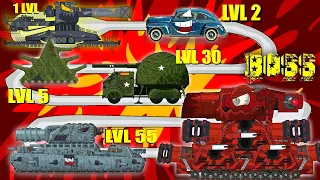ДОРА Прокачка Уровней - Мультики про танки