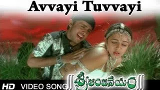 Sri Anjaneyam । Avvayi Tuvvayi Video Song | Nithin, Charmi